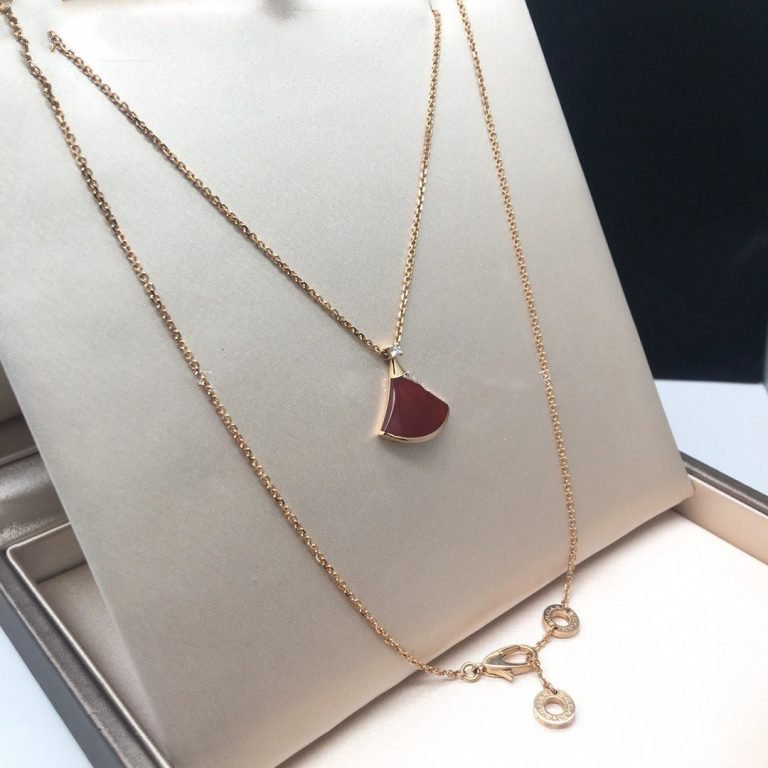 [Pearl Jewelrys]DREAM NECKLACE CARNELIAN 1 DIAMOND