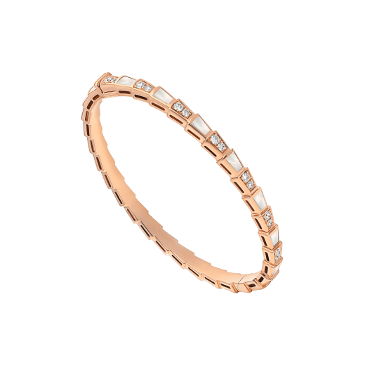 [Pearl Jewelrys]SERPENTI BRACELET PINK GOLD MOP DIAMOND