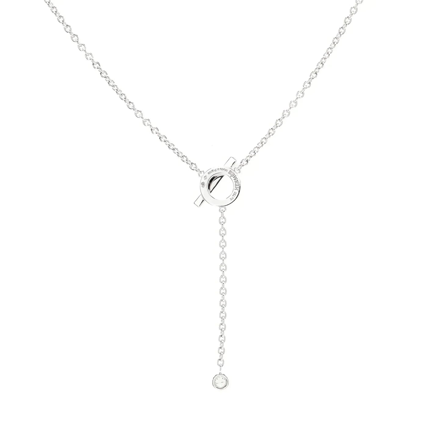 [Pearl Jewelrys]FINESSE SILVER DIAMOND NECKLACE