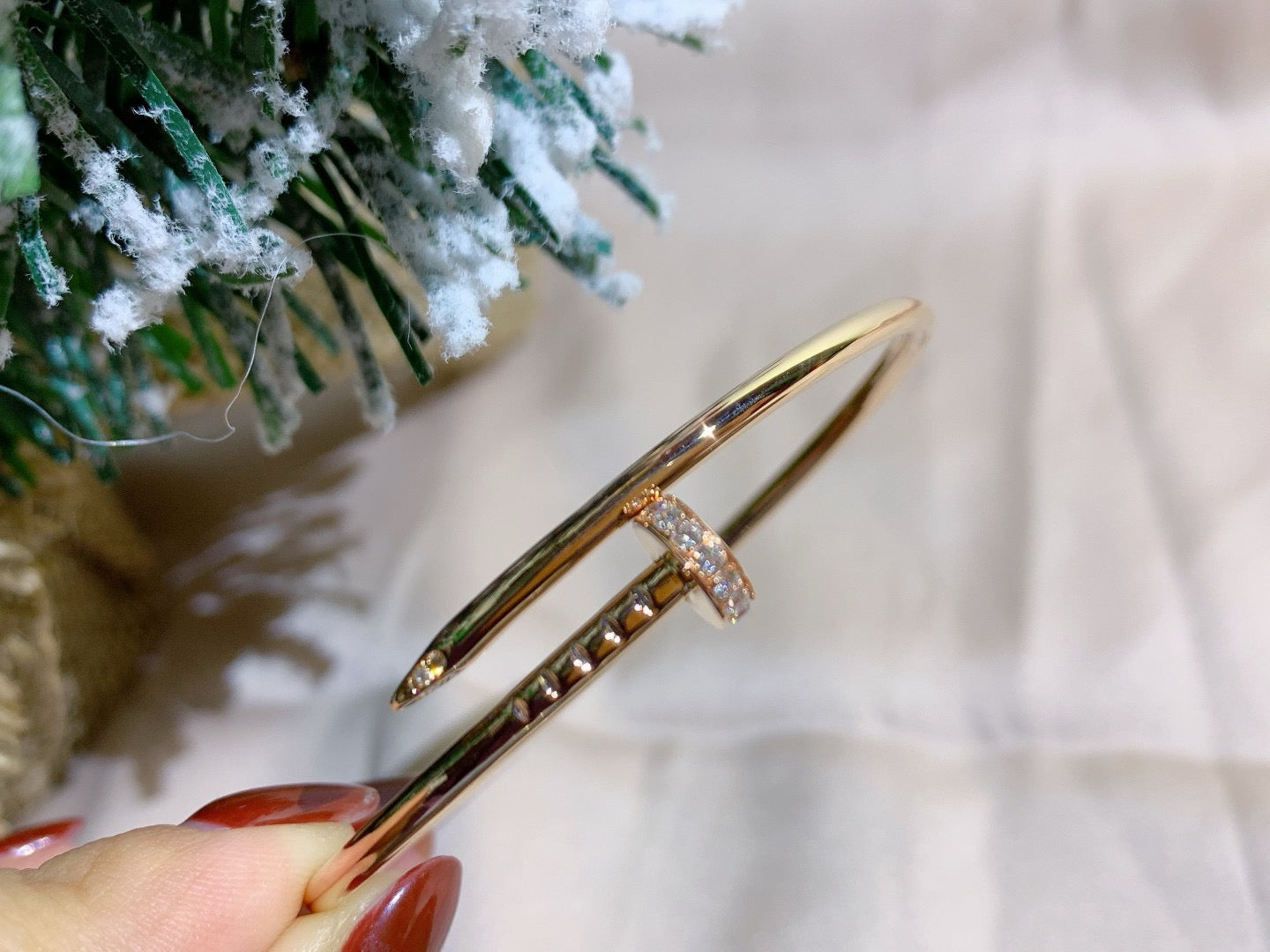 [Pearl Jewelrys]JUSTE BRACELET 2.5MM DIAMONDS