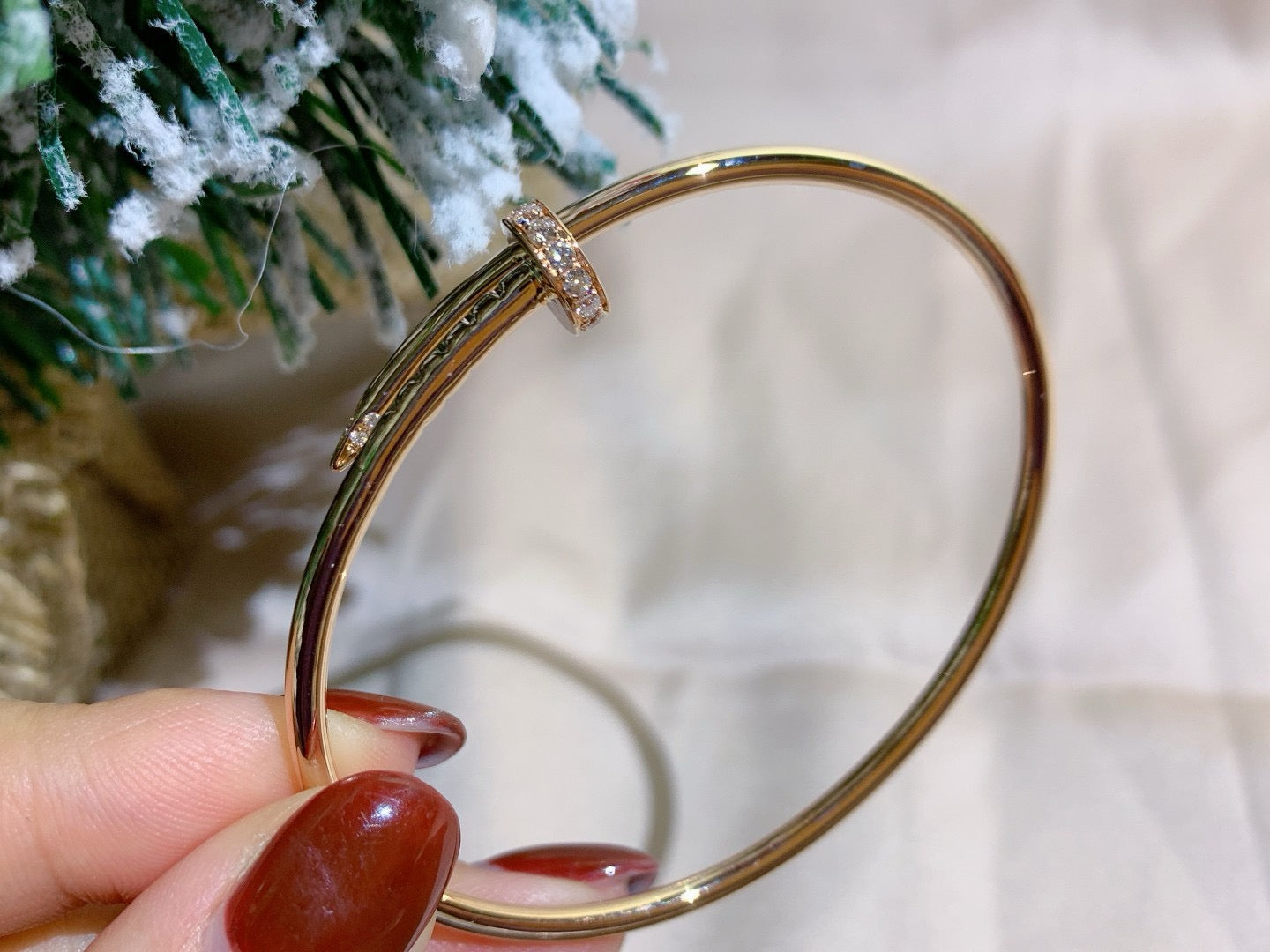 [Pearl Jewelrys]JUSTE BRACELET 2.5MM DIAMONDS