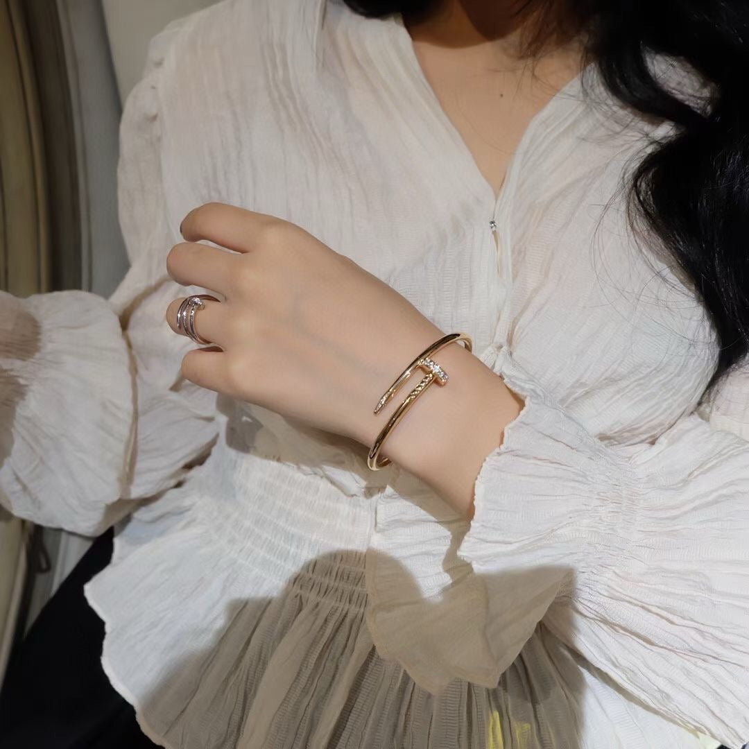 [Pearl Jewelrys]JUSTE BRACELET 3.5MM DIAMONDS