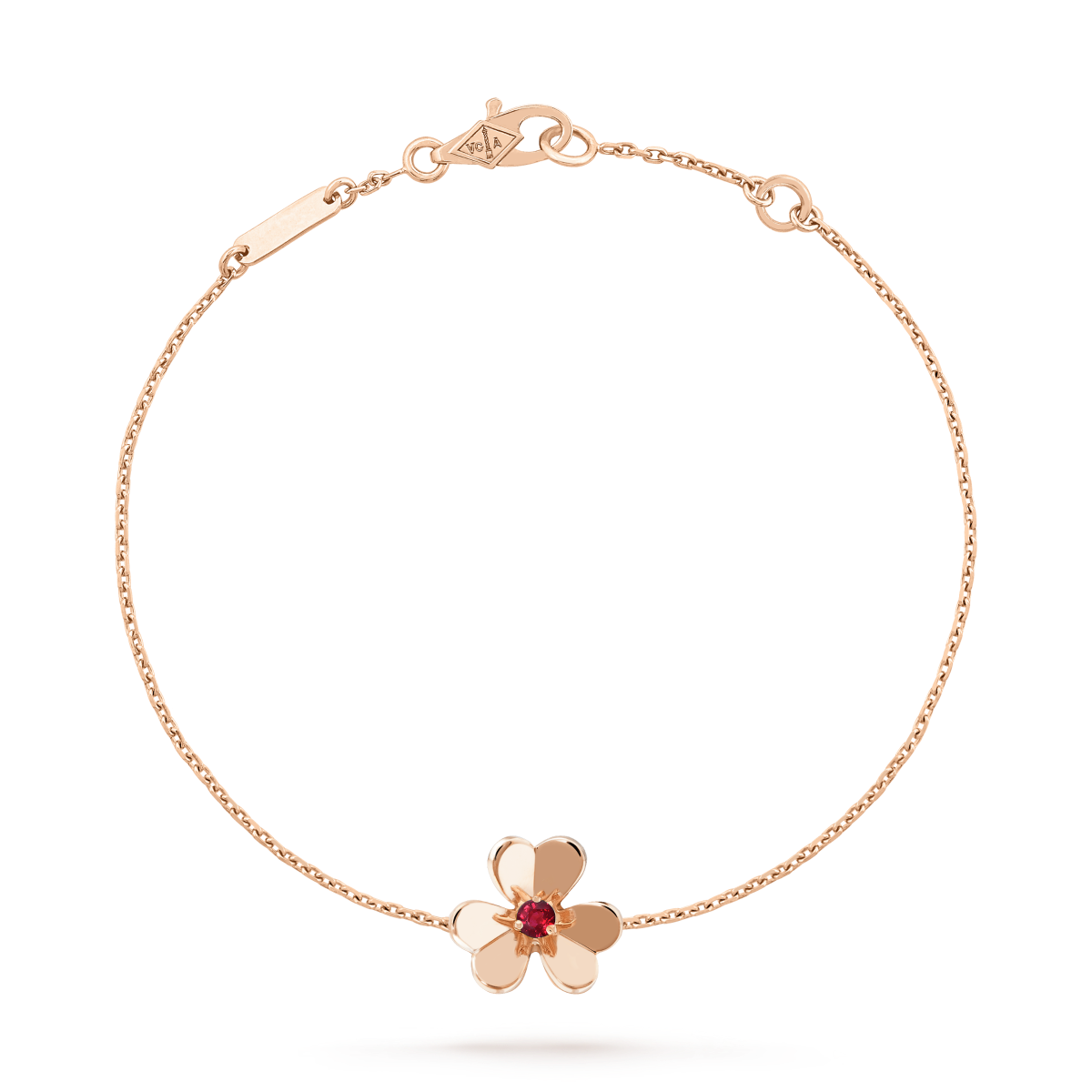 [Pearl Jewelrys]FRIVOLE GOLD FLOWER PINK MALACHITE BRACELET