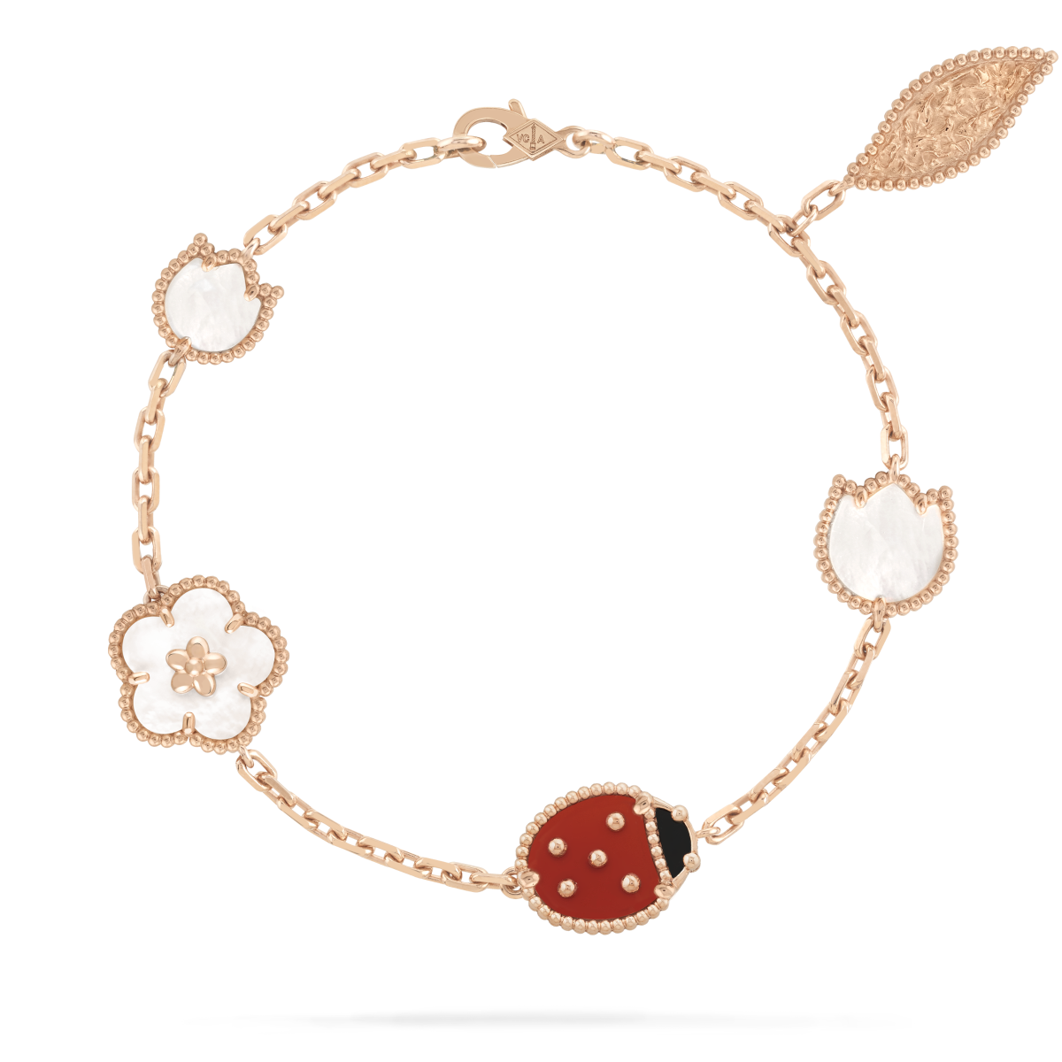 [Pearl Jewelrys]LUCKY SPRING 5 MOTIF BRACELET