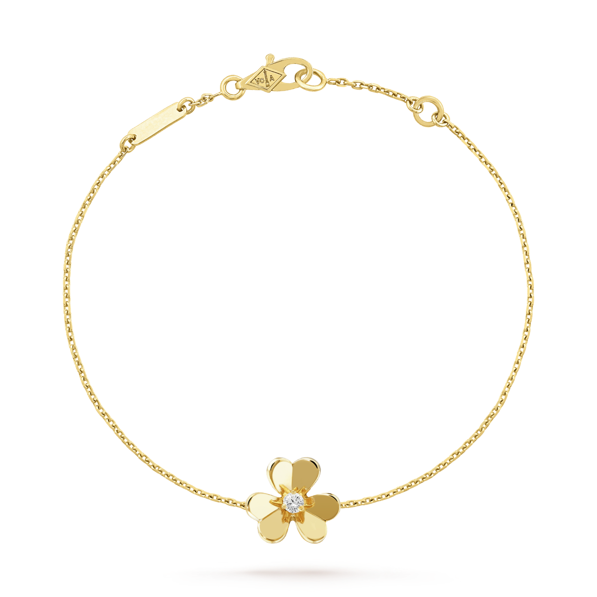 [Pearl Jewelrys]FRIVOLE GOLD FLOWER PINK MALACHITE BRACELET