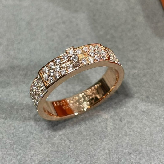 [Pearl Jewelrys]KELLY PINK GOLD DIAMOND RING