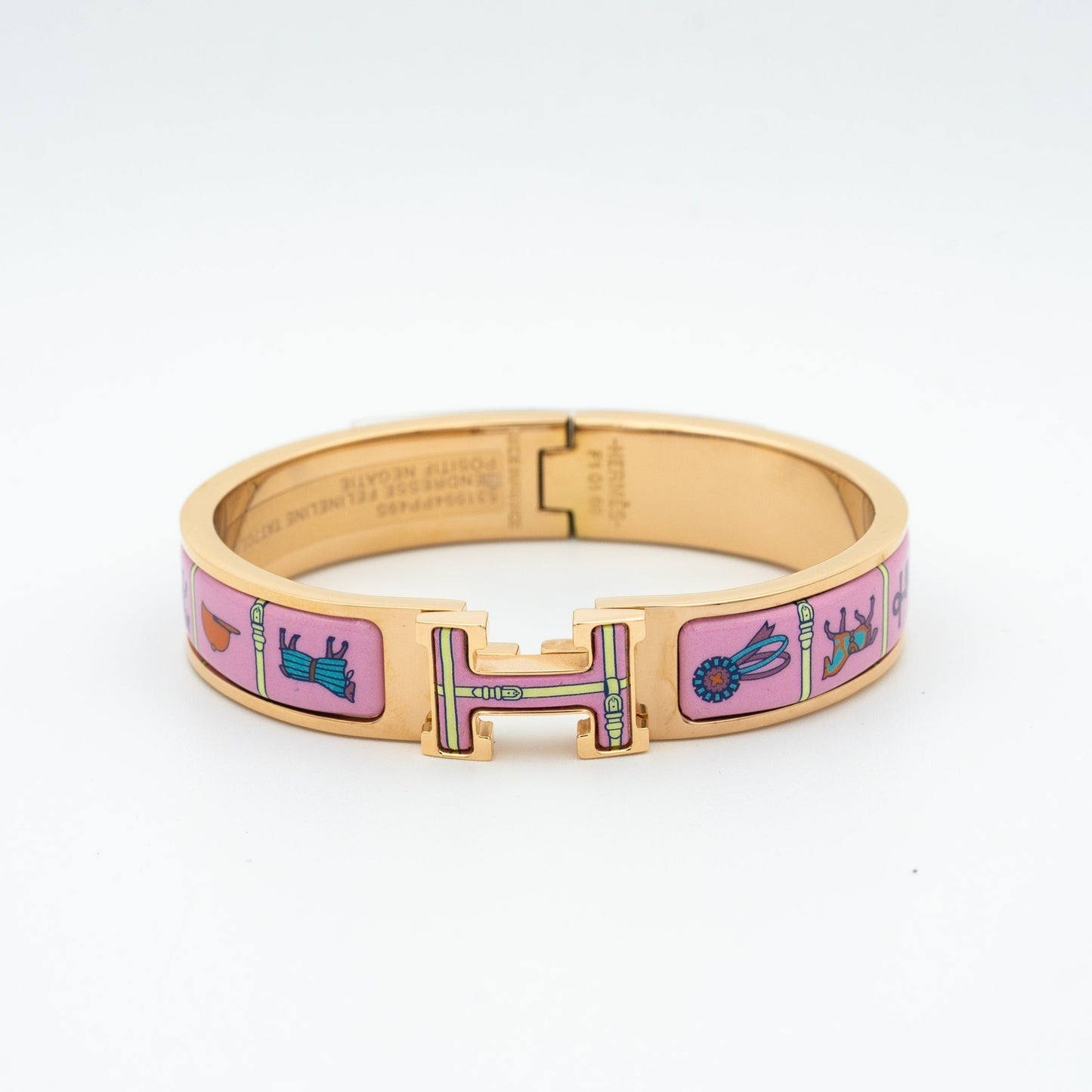 [Pearl Jewelrys]H PINK GOLD BRACELET PINK CERAMIC