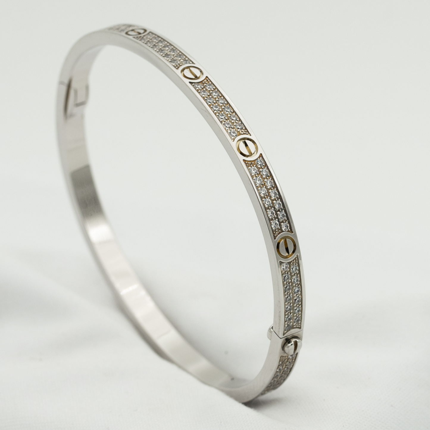 [Pearl Jewelrys]LOVE BRACELET 3.65MM DIAMOND-PAVED