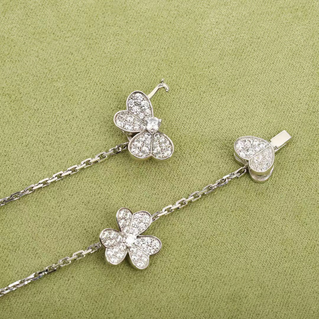 [Pearl Jewelrys]FRIVOLE SILVER 9 FLOWERS NECKLACE