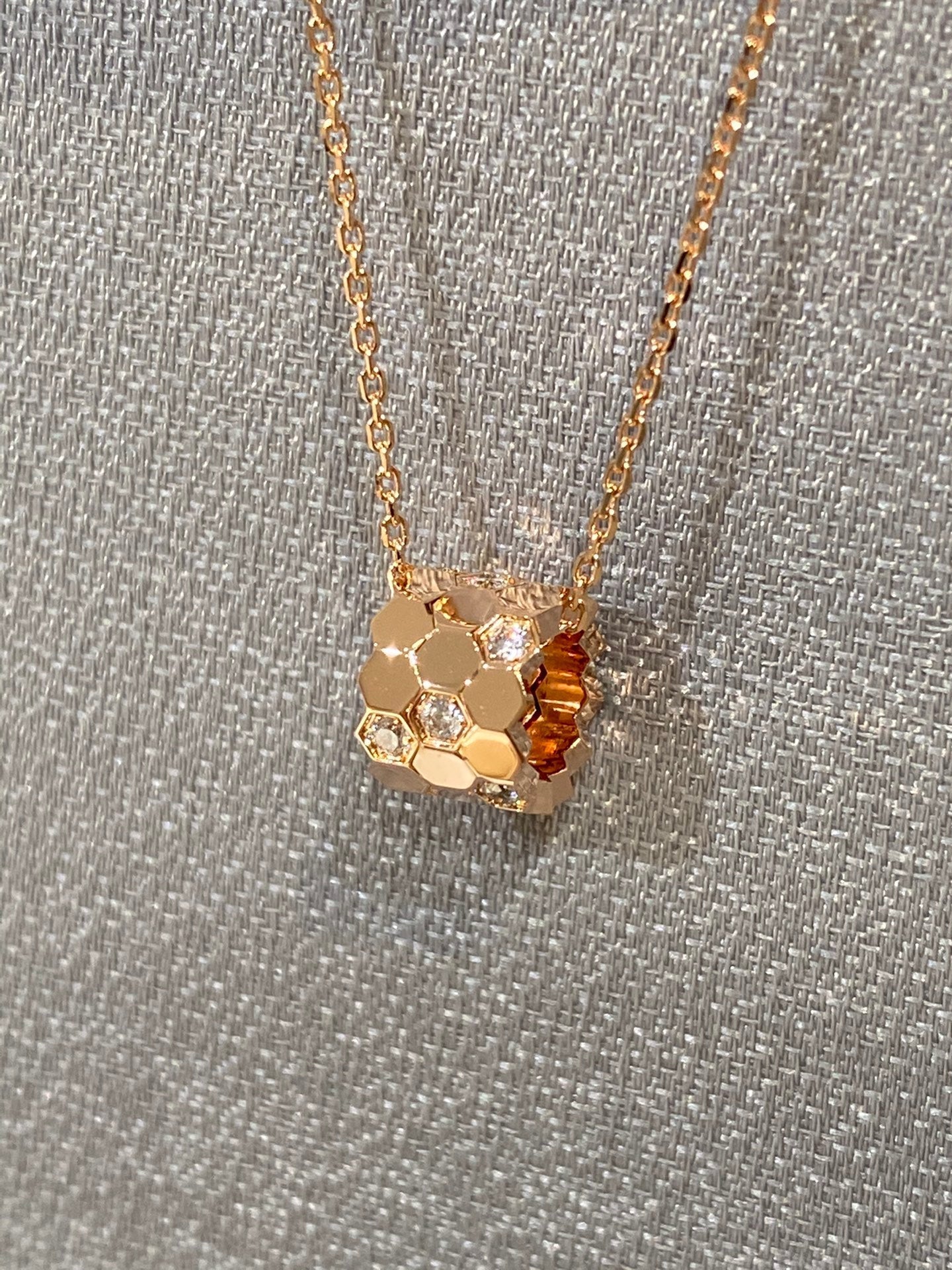 [Pearl Jewelrys]BEE LOVE DIAMOND NECKLACE