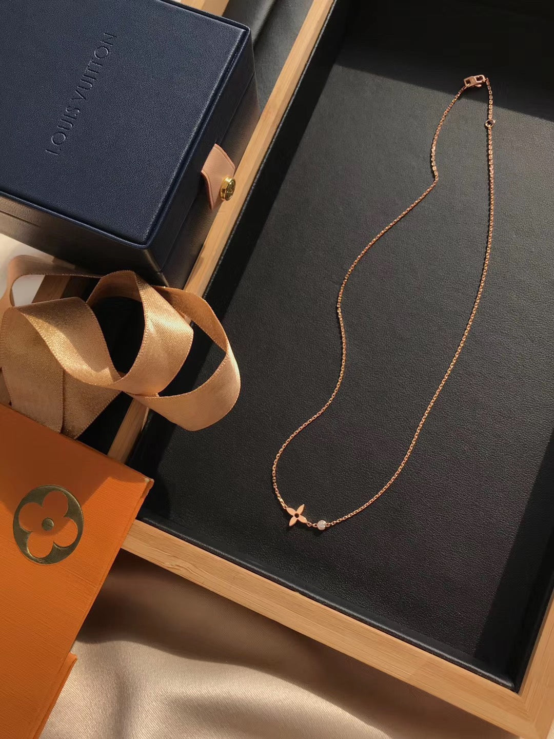 [Pearl Jewelrys]BLOSSOM PENDANT PINK GOLD AND DIAMOND