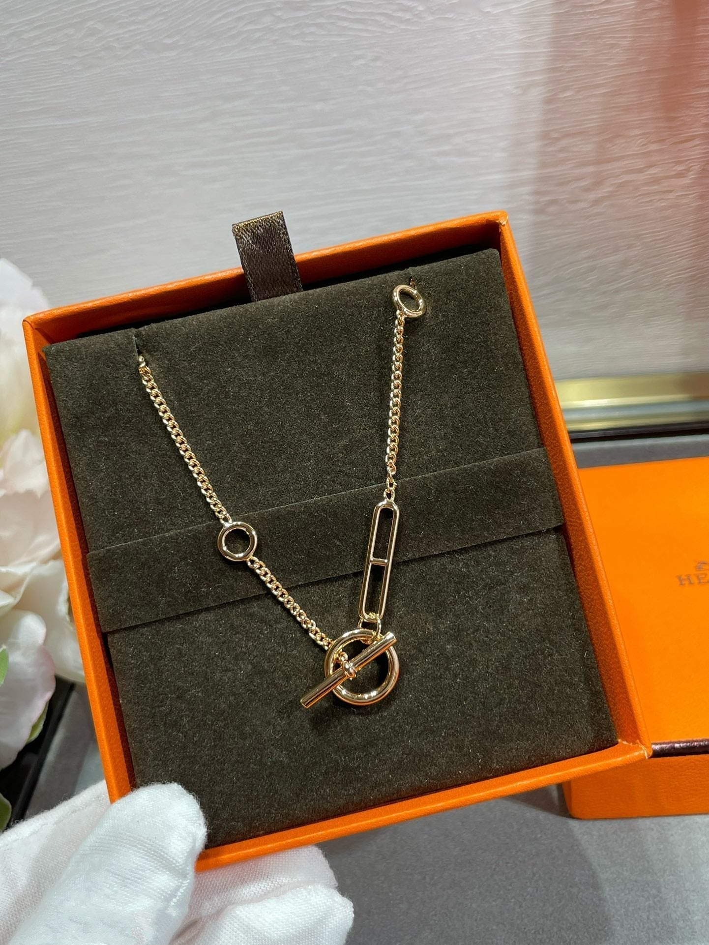 [Pearl Jewelrys]HM STERLING CHAINE D'ANCRE HEART