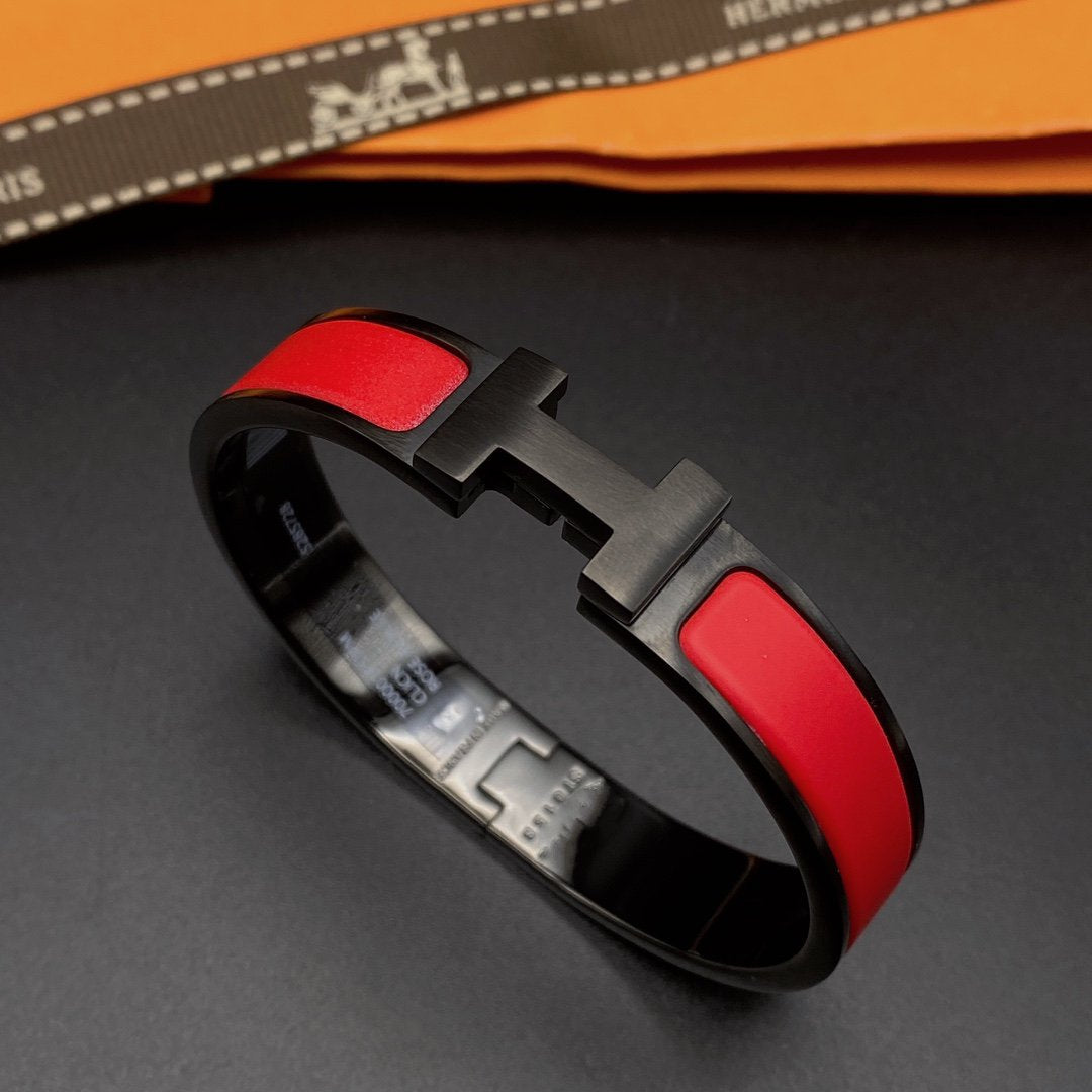 [Pearl Jewelrys]CLIC HM SO BLACK RED BRACELET
