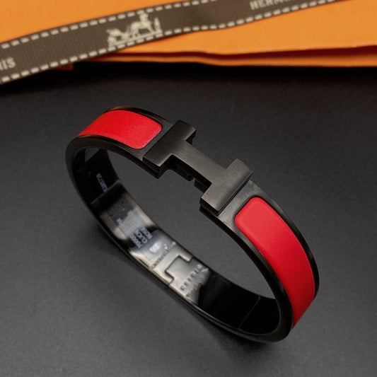[Pearl Jewelrys]CLIC HM SO BLACK RED BRACELET