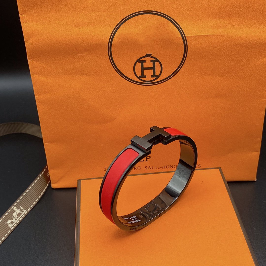 [Pearl Jewelrys]CLIC HM SO BLACK RED BRACELET