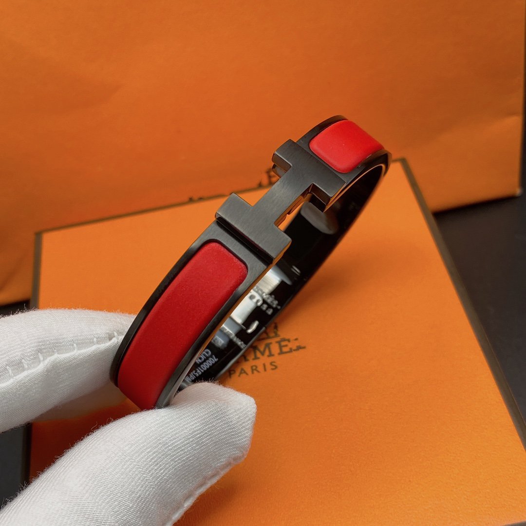 [Pearl Jewelrys]CLIC HM SO BLACK RED BRACELET