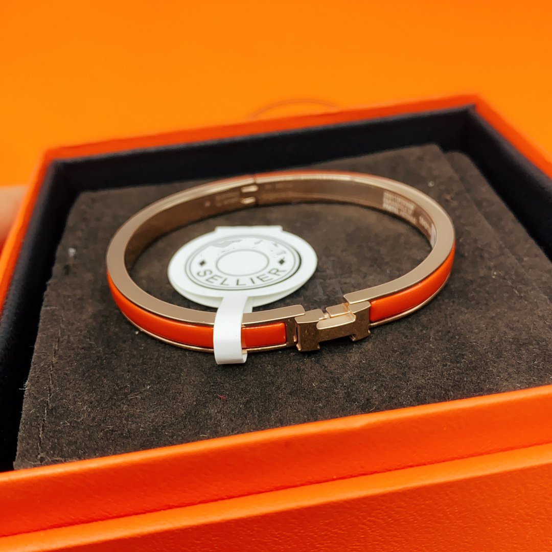 [Pearl Jewelrys]CLASSIC HM CLIC RED 8MM ENAMEL BRACELET