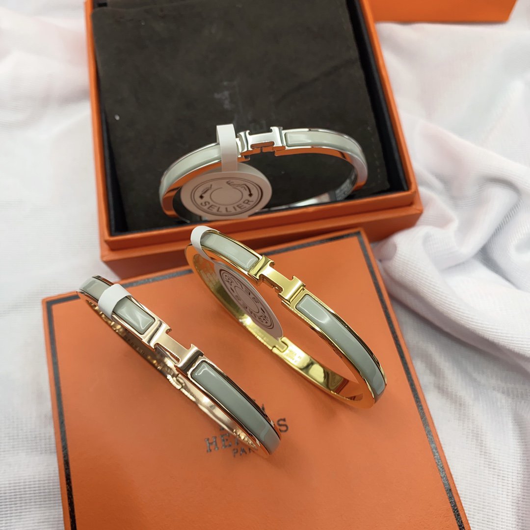 [Pearl Jewelrys]CLASSIC HM CLIC GREEN 8MM ENAMEL BRACELET