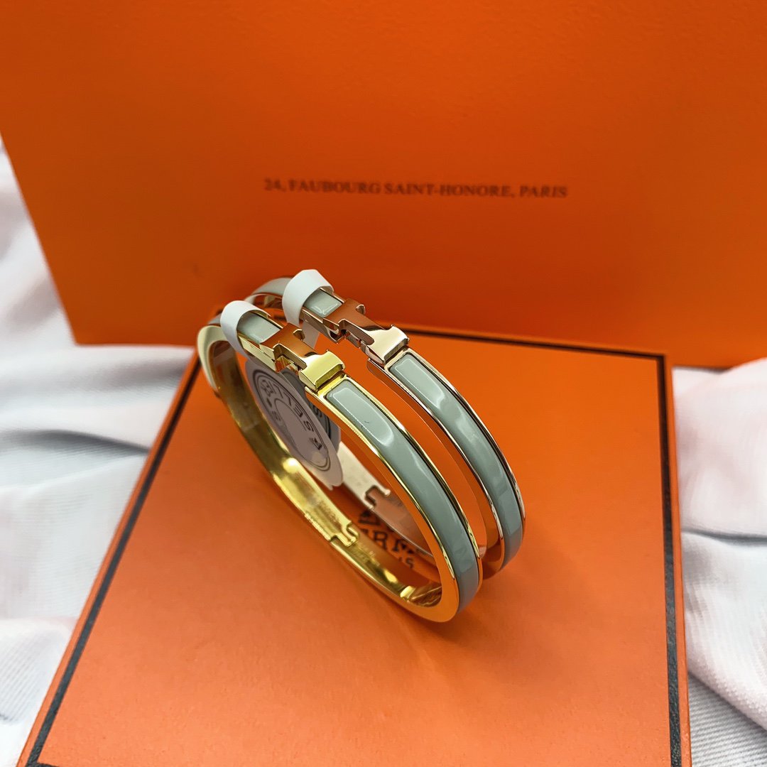 [Pearl Jewelrys]CLASSIC HM CLIC GREEN 8MM ENAMEL BRACELET