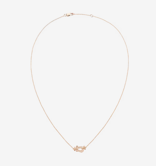 [Pearl Jewelrys]FORCE 10 DIAMOND PINK GOLD NECKLACE MINI MODEL
