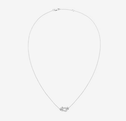 [Pearl Jewelrys]FORCE 10 DIAMOND SILVER NECKLACE MINI MODEL