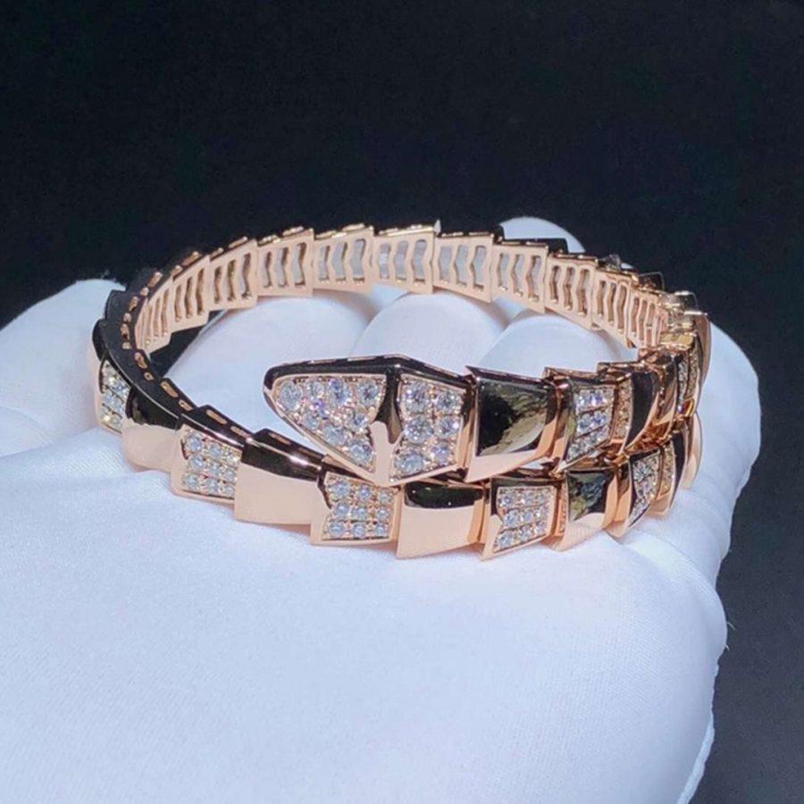 [Pearl Jewelrys]SERPENTI BRACELET PINK GOLD DIAMOND