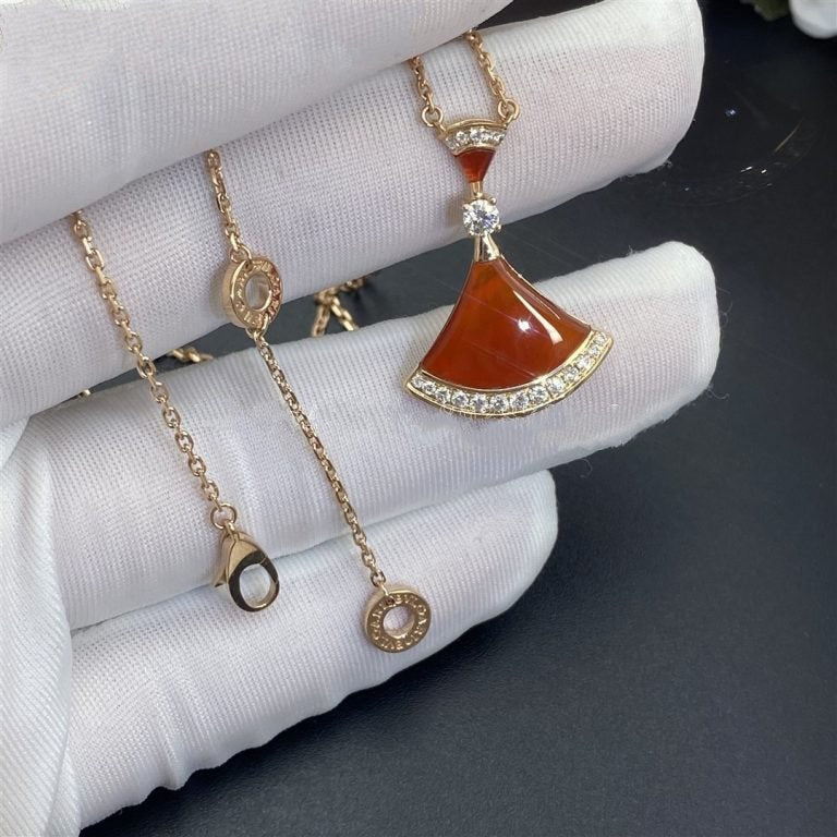 [Pearl Jewelrys]DREAM NECKLACE CARNELIAN DIAMOND