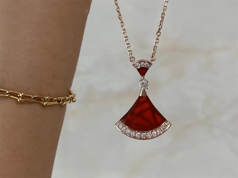 [Pearl Jewelrys]DREAM NECKLACE CARNELIAN DIAMOND