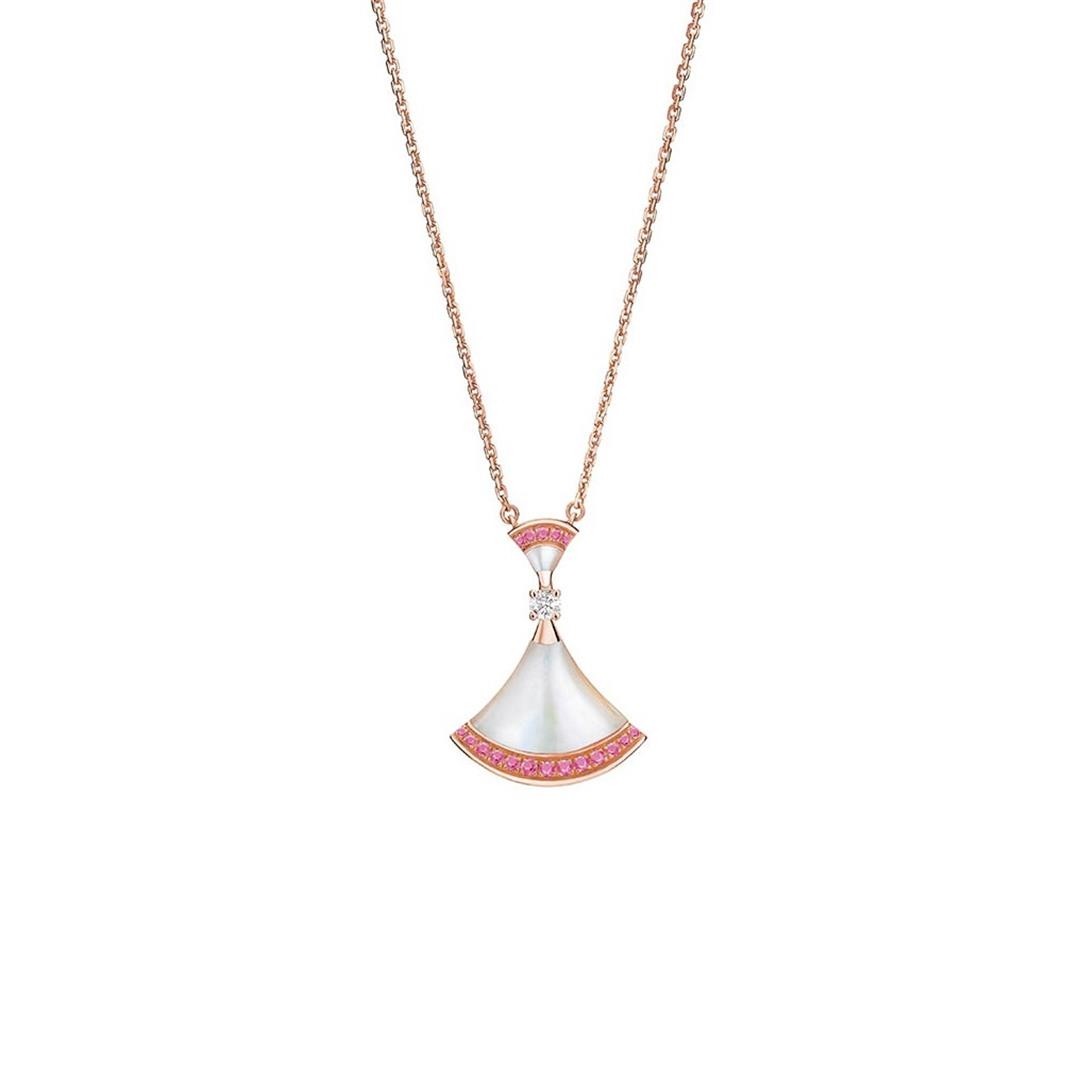 [Pearl Jewelrys]DREAM NECKLACE MOP PINK DIAMOND