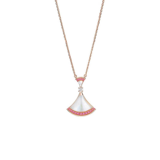 [Pearl Jewelrys]DREAM NECKLACE MOP PINK DIAMOND