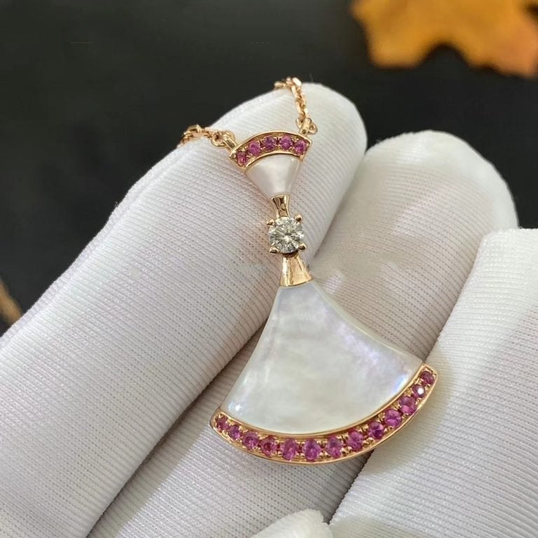 [Pearl Jewelrys]DREAM NECKLACE MOP PINK DIAMOND