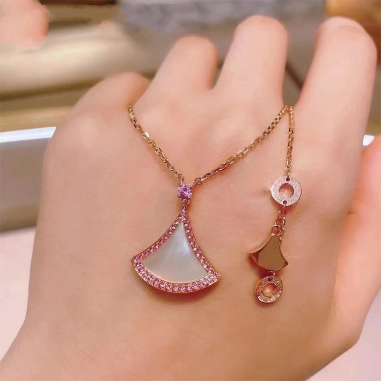 [Pearl Jewelrys]DREAM NECKLACE MOP DIAMOND PINK