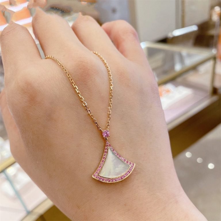 [Pearl Jewelrys]DREAM NECKLACE MOP DIAMOND PINK
