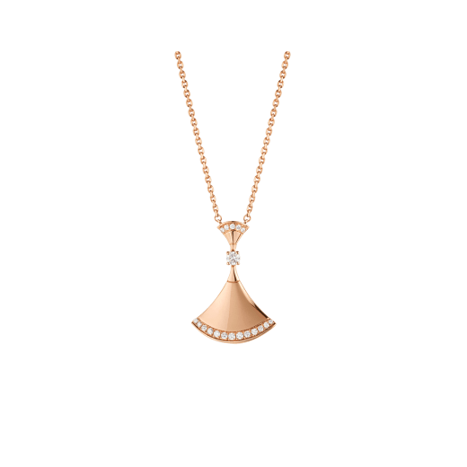 [Pearl Jewelrys]DREAM NECKLACE PINK GOLD DIAMOND