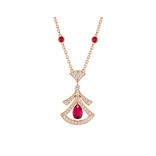 [Pearl Jewelrys]DREAM NECKLACE CARNELIAN DIAMOND PINK GOLD