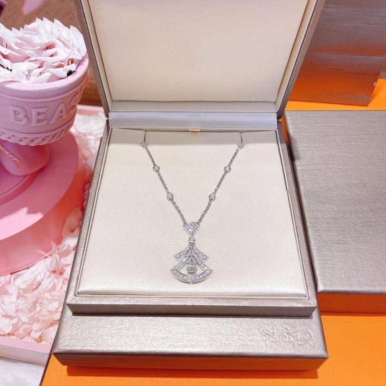 [Pearl Jewelrys]DREAM NECKLACE WHITE DIAMOND SILVER