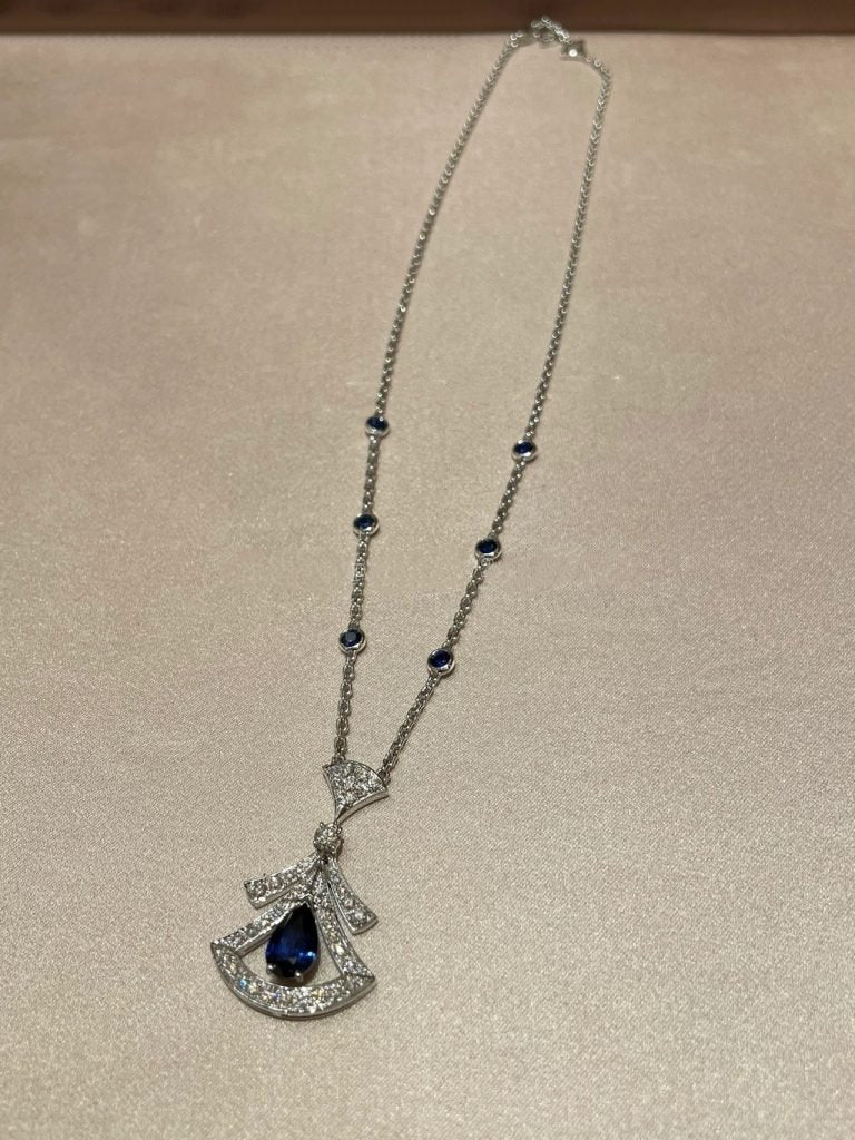 [Pearl Jewelrys]DREAM NECKLACE AGATE DIAMOND SILVER