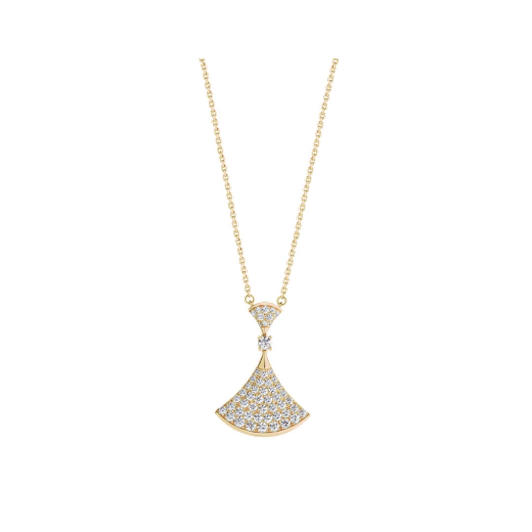 [Pearl Jewelrys]DREAM NECKLACE GOLD FULL DIAMOND