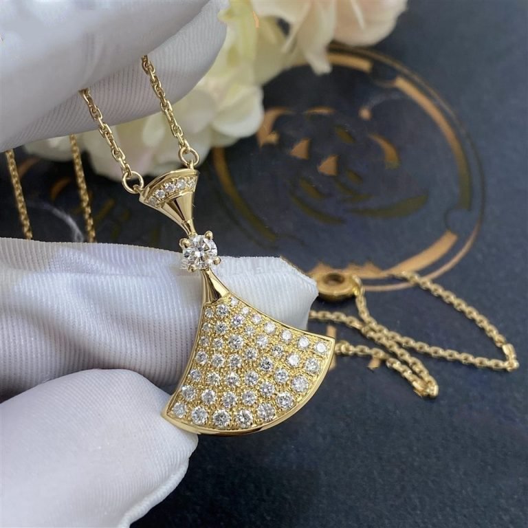 [Pearl Jewelrys]DREAM NECKLACE GOLD FULL DIAMOND