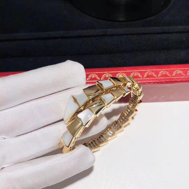 [Pearl Jewelrys]SERPENTI BRACELET MOP GOLD