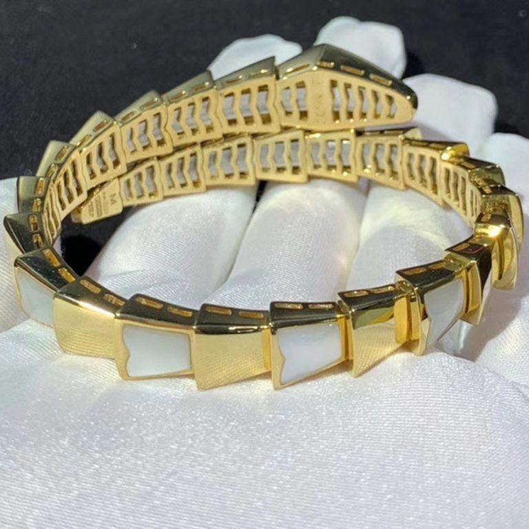 [Pearl Jewelrys]SERPENTI BRACELET MOP GOLD