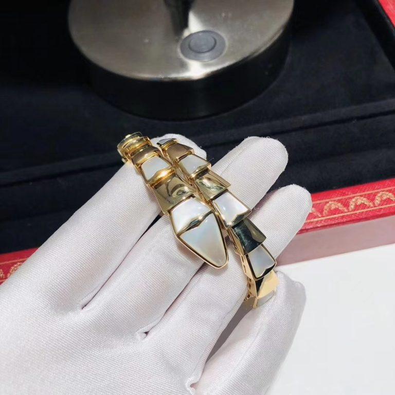 [Pearl Jewelrys]SERPENTI BRACELET MOP GOLD