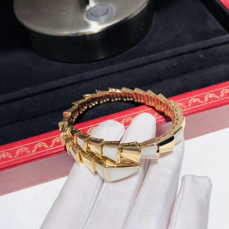 [Pearl Jewelrys]SERPENTI BRACELET MOP GOLD