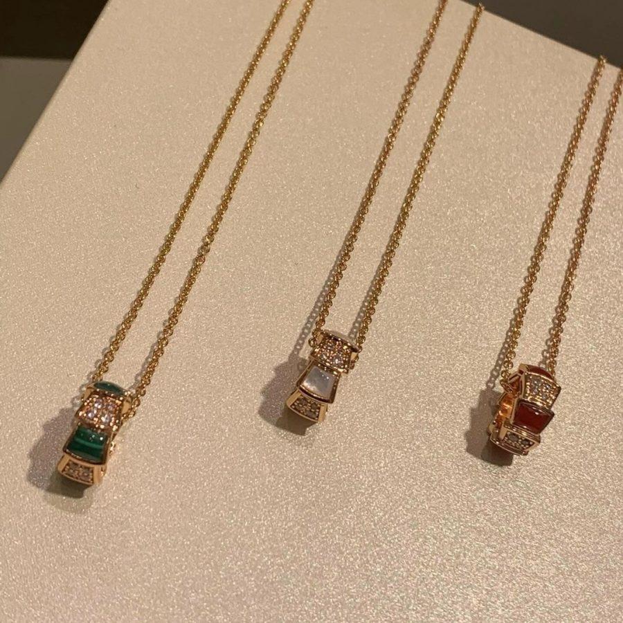 [Pearl Jewelrys]SERPENTI PEDANT DIAMOND NECKLACE