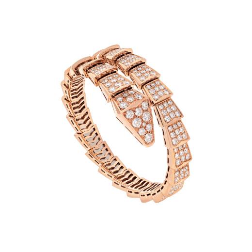 [Pearl Jewelrys]SERPENTI BRACELET 8MM PINK GOLD DIAMOND