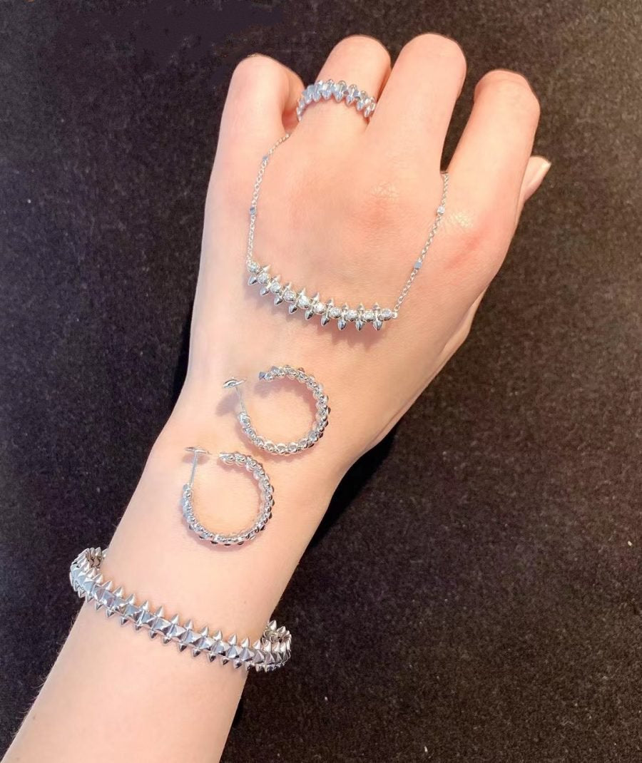 [Pearl Jewelrys]CLASH SILVER BRACELET