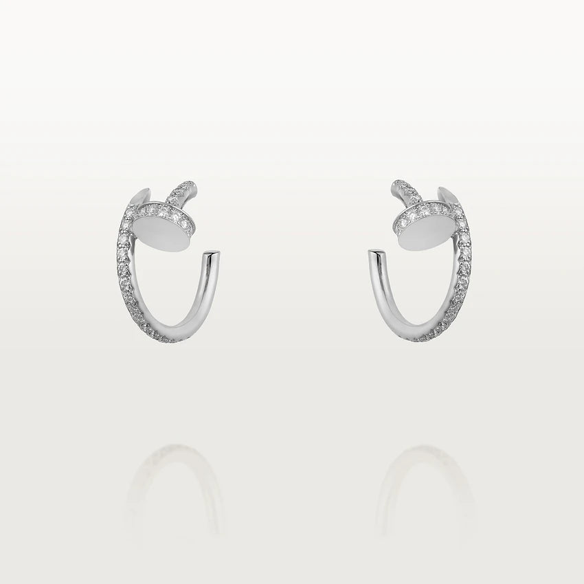[Pearl Jewelrys]JUSTE EARRINGS 12.75MM SILVER DIAMOND