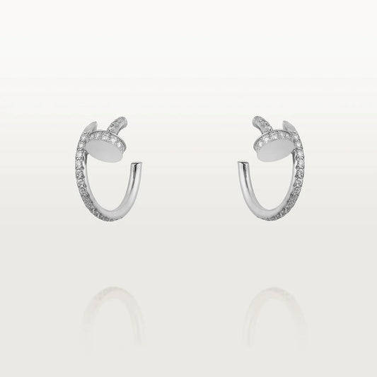 [Pearl Jewelrys]JUSTE EARRINGS 12.75MM SILVER DIAMOND