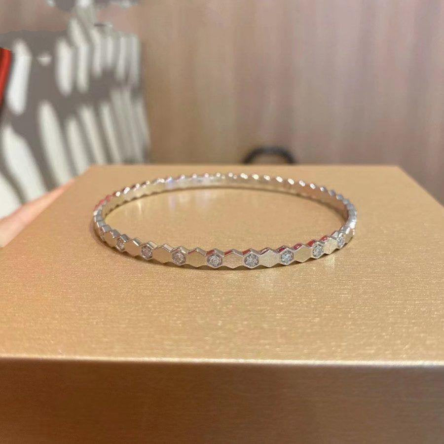 [Pearl Jewelrys]BEE LOVE SILVER DIAMOND BRACELET