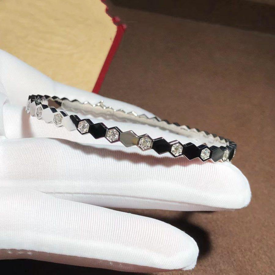 [Pearl Jewelrys]BEE LOVE SILVER DIAMOND BRACELET
